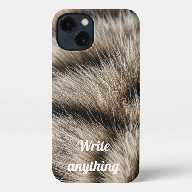 Ethereal Soft Fur Texture Aesthetic Phone Case (Back)