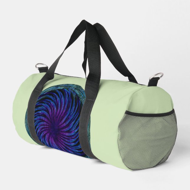 Ethereal Swirl Duffle Bag (Right Corner)