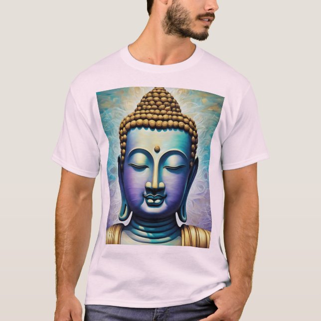 Ethereal Tranquillity ✨🧘‍♂️🌸" T-Shirt (Front)