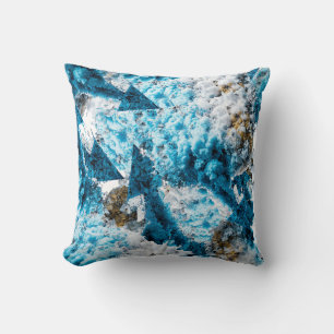 Ethereal Velocity: Geometric Cloud & Arrow Fusion Cushion