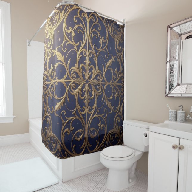 Ethereal Vision – Beyond Reality14 Shower Curtain (In Situ)