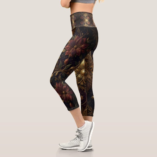 Ethereal Vision – Beyond Reality2 Capri Leggings (Left)