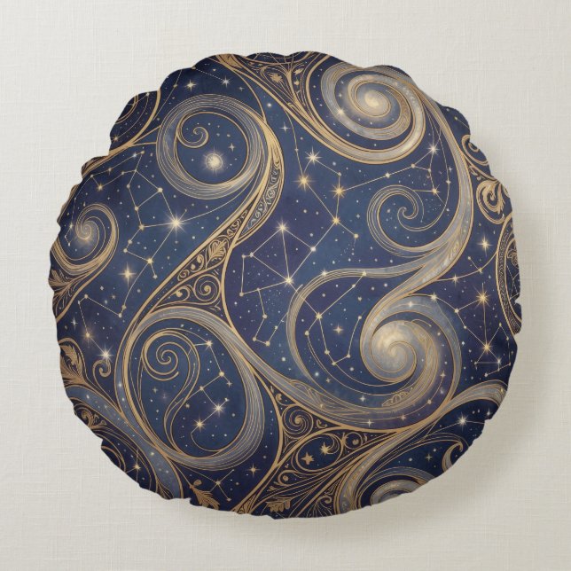 Ethereal Vision – Beyond Reality3 Round Cushion (Front)