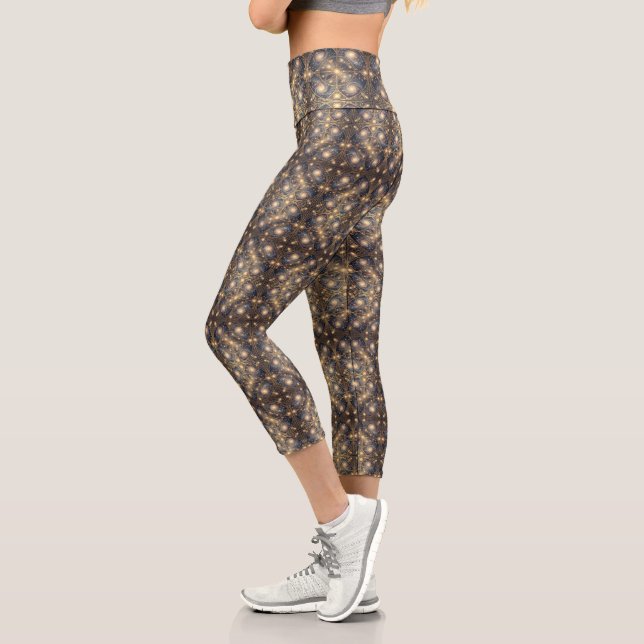 Ethereal Vision – Beyond Reality7 Capri Leggings (Left)