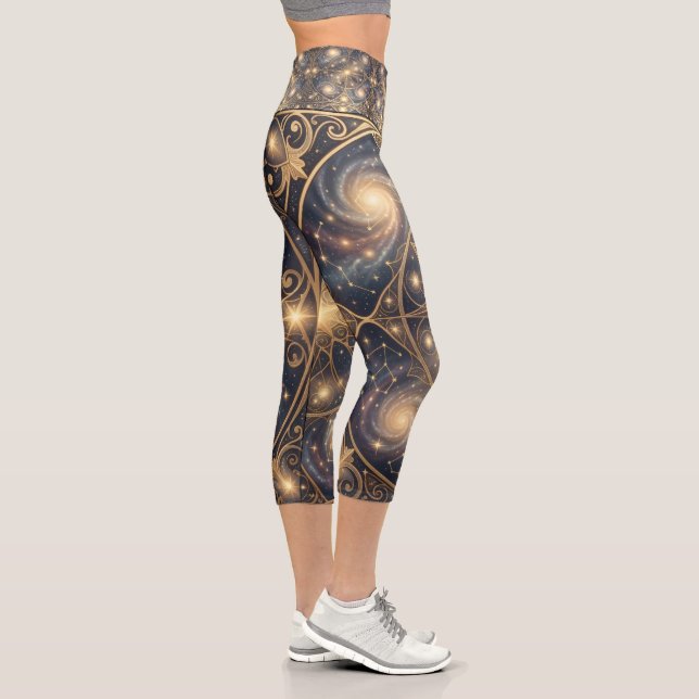 Ethereal Vision – Beyond Reality7 Capri Leggings (Right)