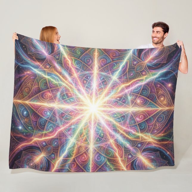 Ethereal Vision – Beyond Reality.103 Fleece Blanket (In Situ)