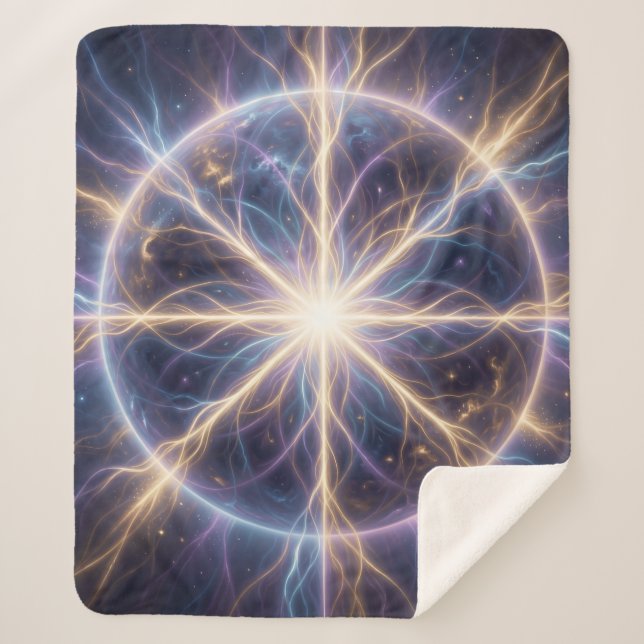 Ethereal Vision – Beyond Reality.71 Sherpa Blanket (Front)