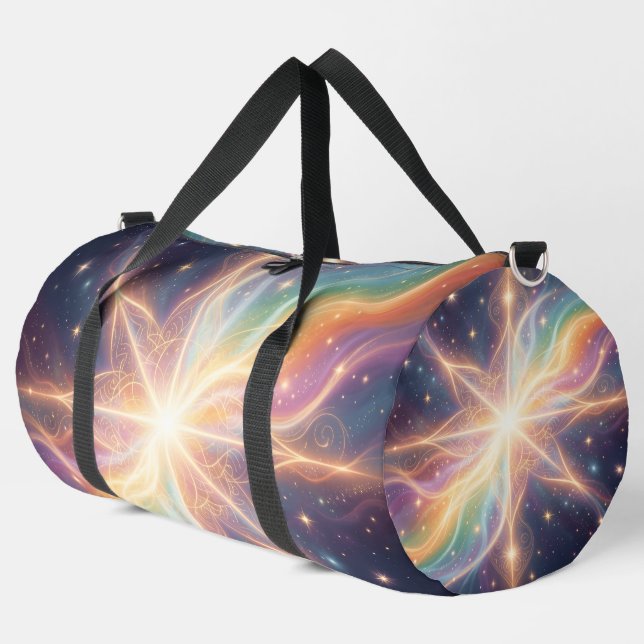 Ethereal Vision – Beyond Reality.96 Duffle Bag (Left Corner)