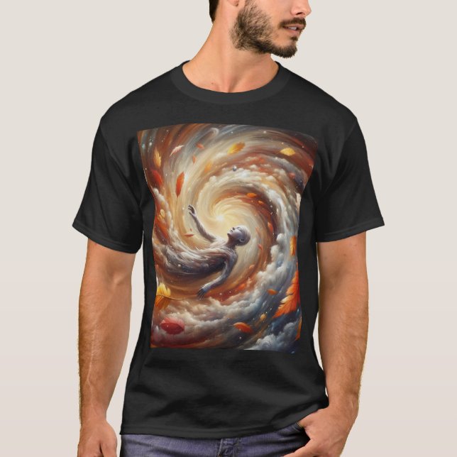 Ethereal Vortex: A Mystical Journey T-Shirt (Front)