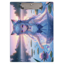 Ethereal Water Anime Catgirl Double Sided