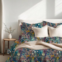 Ethereal Wildflower Dreams Abstract Art Design