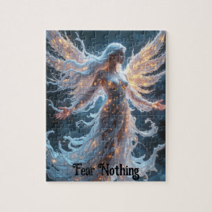 Ethereal winged Lights Nymph Jigsaw Puzzle