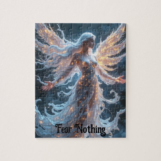 Ethereal winged Lights Nymph Jigsaw Puzzle (Vertical)