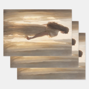 Ethereal Woman Wrapping Paper Sheets