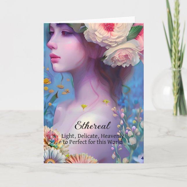 Ethereal Women, Spirit Guide, Angel , Fairy  Card (Front)