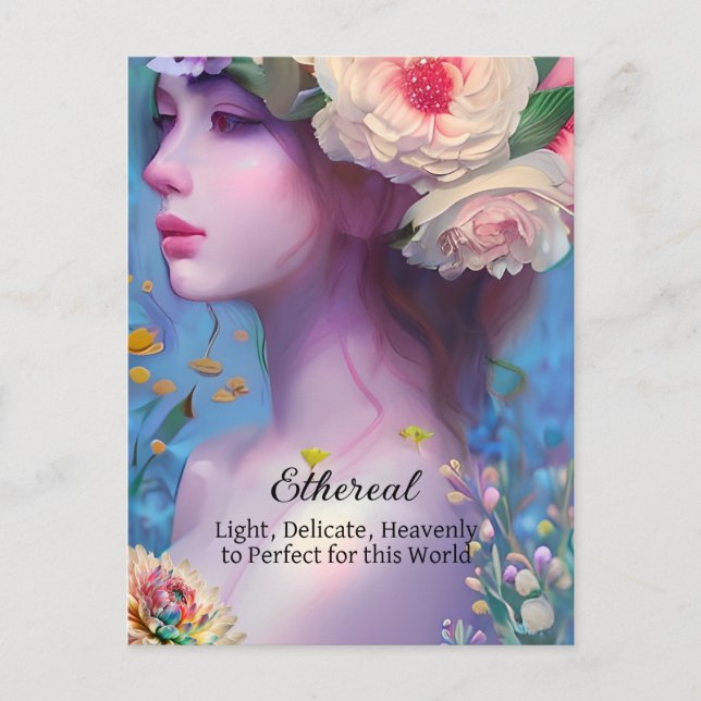 Ethereal Women, Spirit Guide, Angel , Fairy  Postcard (Front)