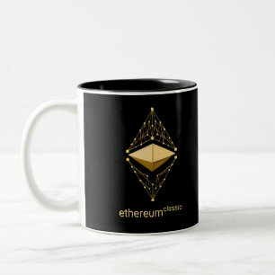 Ethereum Classic made of Gold Two-Tone Coffee Mug