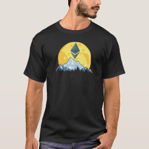 Ethereum Crypto Giant Moon Coin Eth Cryptocurrency T-Shirt