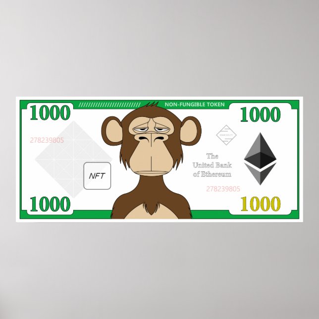 Ethereum Crypto NFTs (Bitcoin) Poster (Front)