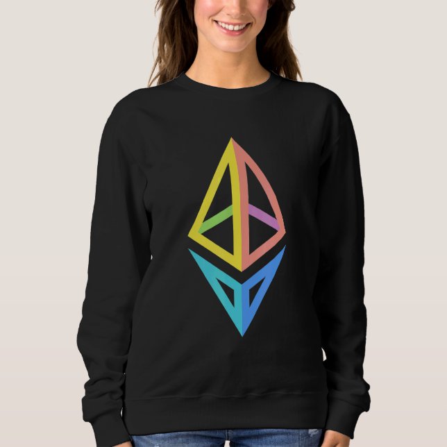 Ethereum Eth 2 0 Crypto Sweatshirt (Front)