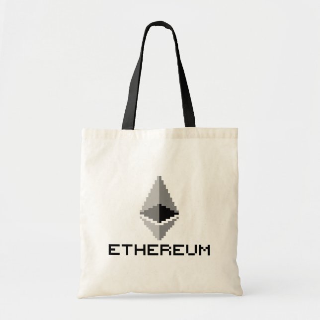 Ethereum ETH 8-Bit Logo | Tote Bag (Front)