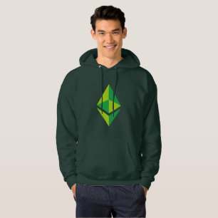 Ethereum ETH Green Logo   Hoodie