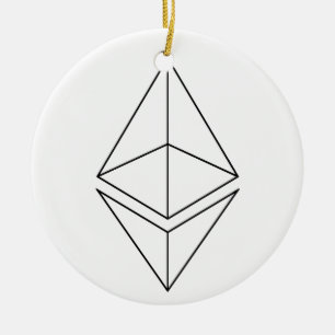 Ethereum Eth Logo Symbol Crypto Christmas Ornament