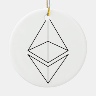 Ethereum Eth Logo Symbol Crypto Christmas Ornament