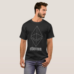 Ethereum ETH Space Grey Cryptocurrency T-Shirt