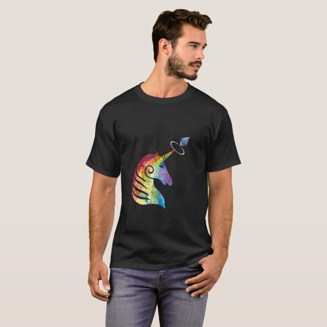 Ethereum Exclusive Unicorn Design T-Shirt (Front Full)