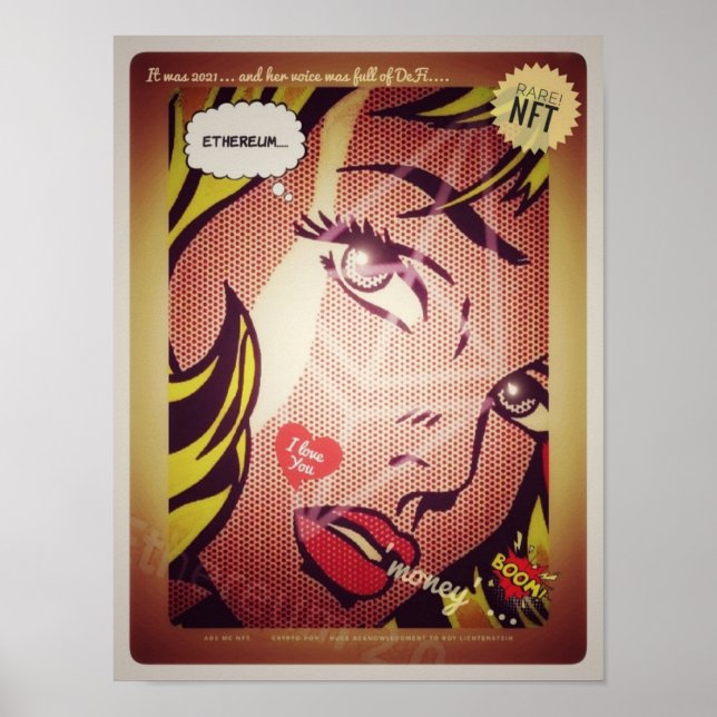 'Ethereum Girl' 2021 Poster (Front)