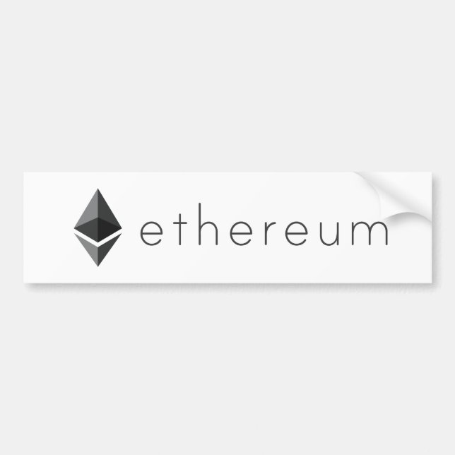 Ethereum Landscape Bumper Sticker (Front)