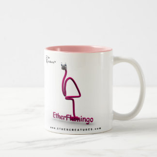 EtherFlamingoMug Two-Tone Coffee Mug