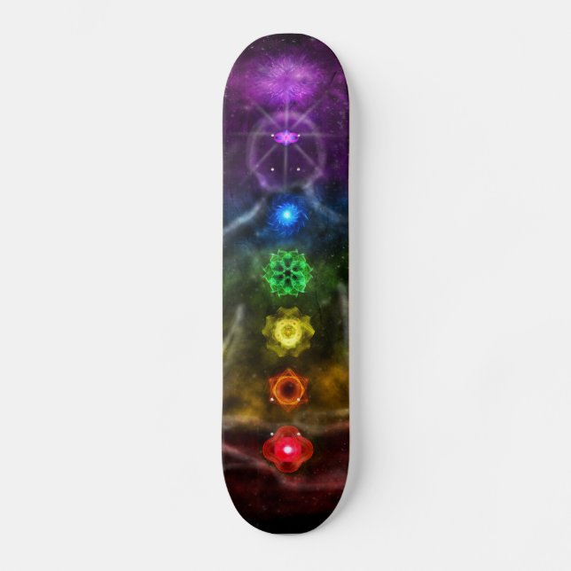 ETHERIC AURA CHAKRA SKATEBOARD (Front)