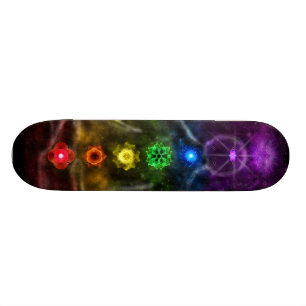 ETHERIC AURA CHAKRA SKATEBOARD