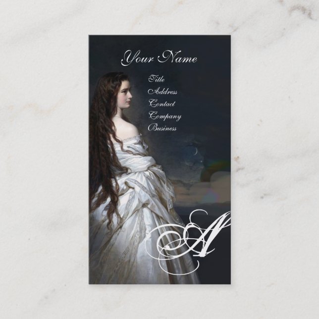 ETHERNAL BEAUTY Hair Salon Day Spa., Makeup Artist Business Card (Front)