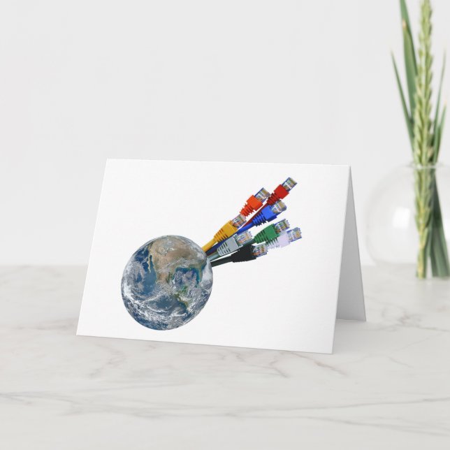 Ethernet Network Connected Earth Card (Front)