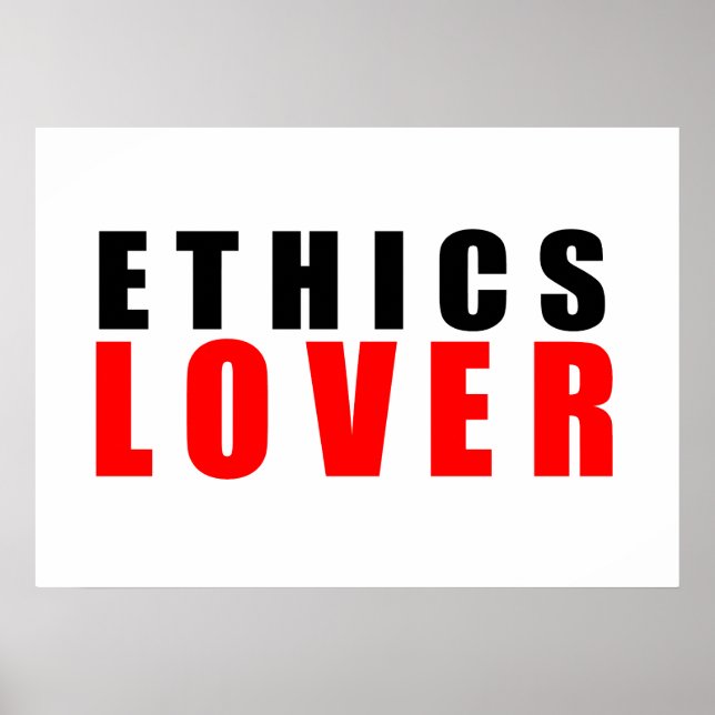 Ethics lover poster (Front)