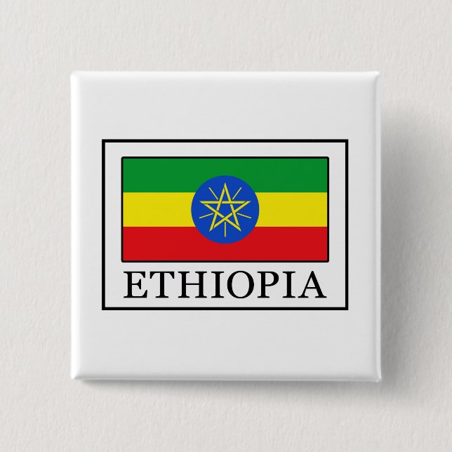 Ethiopia 15 Cm Square Badge (Front)