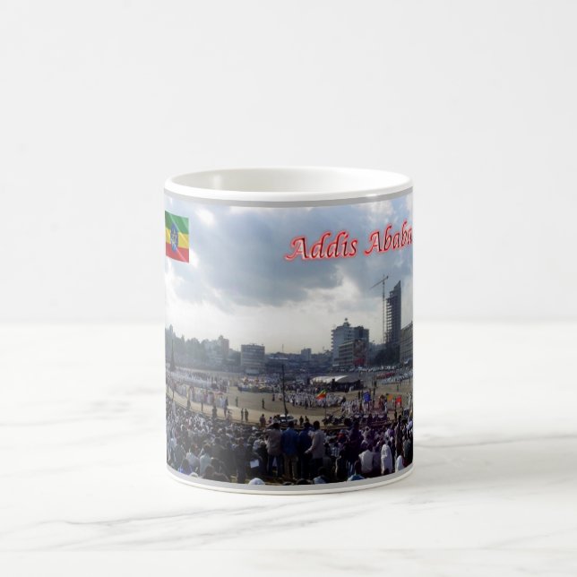 Ethiopia - Addis Ababa - Meskal square - Coffee Mug (Center)
