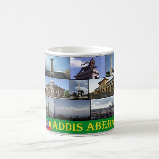 Ethiopia - Addis Ababa - Mosaic - Coffee Mug (Center)