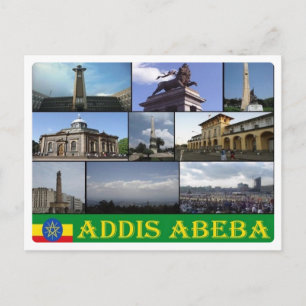 Ethiopia - Addis Ababa - Mosaic - Postcard