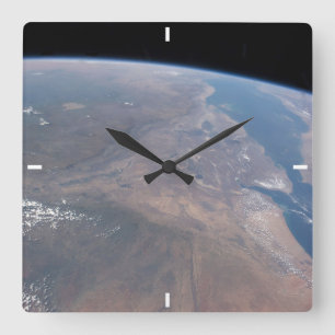 Ethiopia And Part Of The Red Sea Square Wall Clock