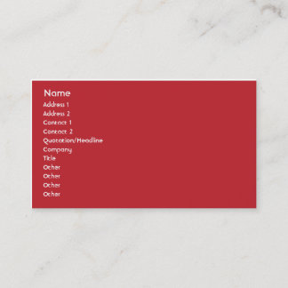 Ethiopia - Business Card