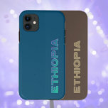 Ethiopia iPhone 13 Case<br><div class="desc">Ethiopia Text design on a phone case.</div>