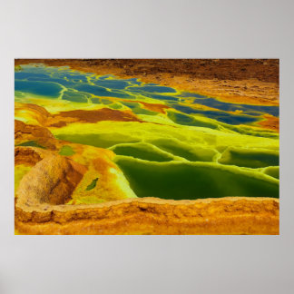 Ethiopia Erta Ale Active Volcano Afar Region Poster