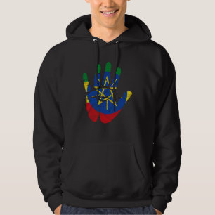 Ethiopia Ethiopian Africa Flag Proud Love Melanin Hoodie
