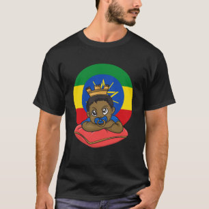 Ethiopia Ethiopian Africa Flag Proud Melanin Princ T-Shirt