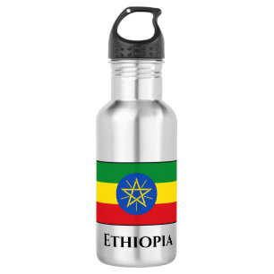 Ethiopia (Ethiopian) Flag 532 Ml Water Bottle