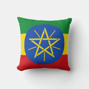 Ethiopia (Ethiopian) Flag Cushion
